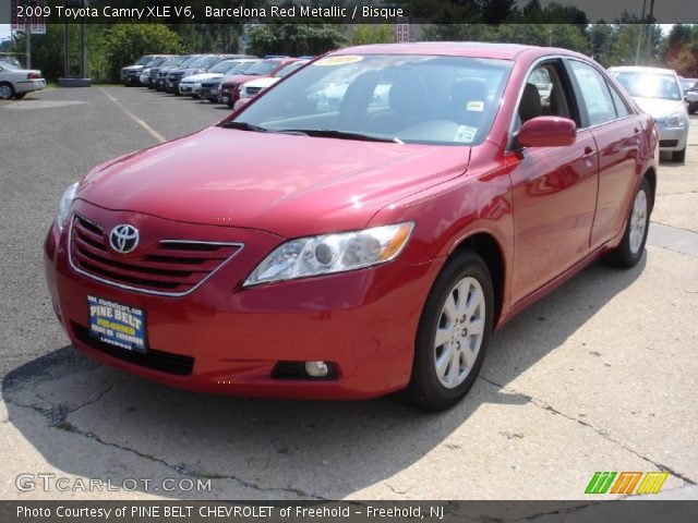 2009 Toyota Camry XLE V6 in Barcelona Red Metallic