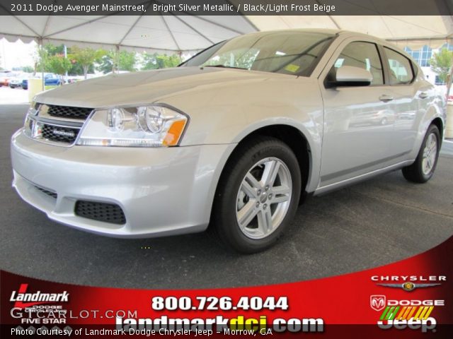 2011 Dodge Avenger Mainstreet in Bright Silver Metallic