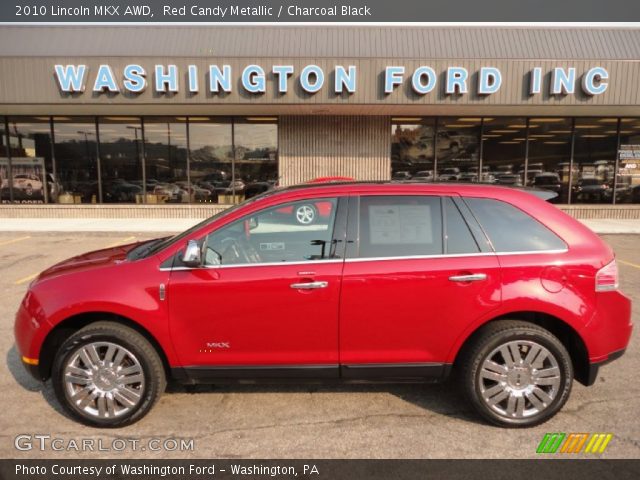 2010 Lincoln MKX AWD in Red Candy Metallic
