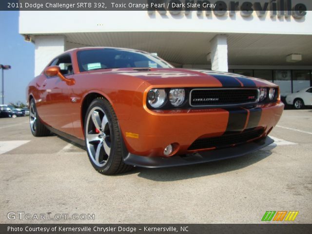 2011 Dodge Challenger SRT8 392 in Toxic Orange Pearl