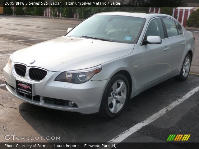 2005 BMW 5 Series 525i Sedan in Titanium Silver Metallic