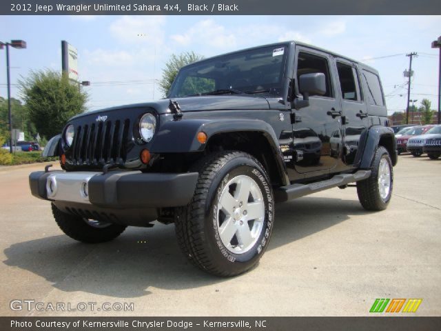 2012 Jeep Wrangler Unlimited Sahara 4x4 in Black
