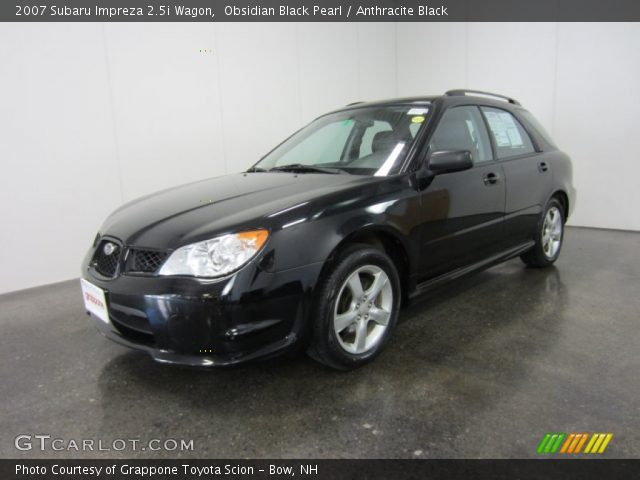 2007 Subaru Impreza 2.5i Wagon in Obsidian Black Pearl