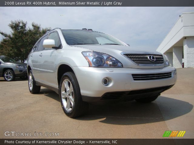 2008 Lexus RX 400h Hybrid in Millenium Silver Metallic