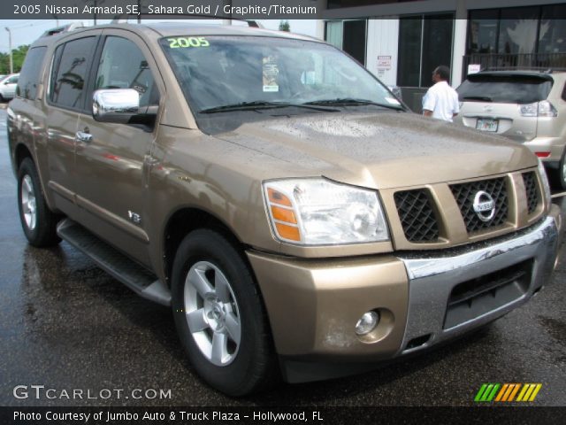 2005 Nissan Armada SE in Sahara Gold
