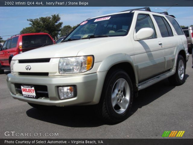 2002 Infiniti QX4 4x4 in Ivory Pearl