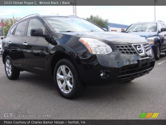 2010 Nissan Rogue S in Wicked Black