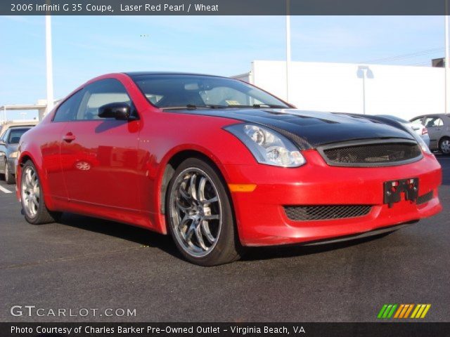 2006 Infiniti G 35 Coupe in Laser Red Pearl