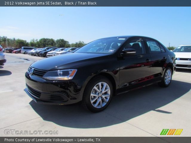 2012 Volkswagen Jetta SE Sedan in Black