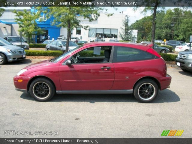 2001 Ford Focus ZX3 Coupe in Sangria Red Metallic