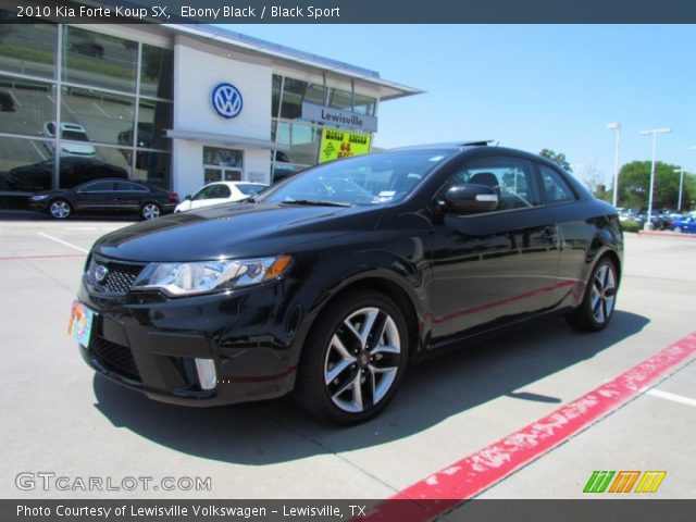 2010 Kia Forte Koup SX in Ebony Black