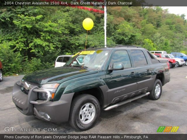 2004 Chevrolet Avalanche 1500 4x4 in Dark Green Metallic