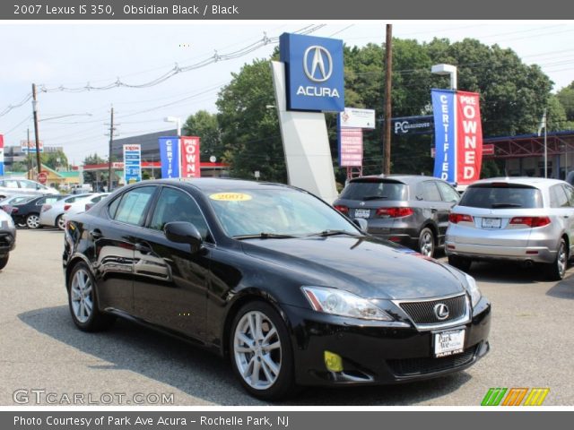 2007 Lexus IS 350 in Obsidian Black