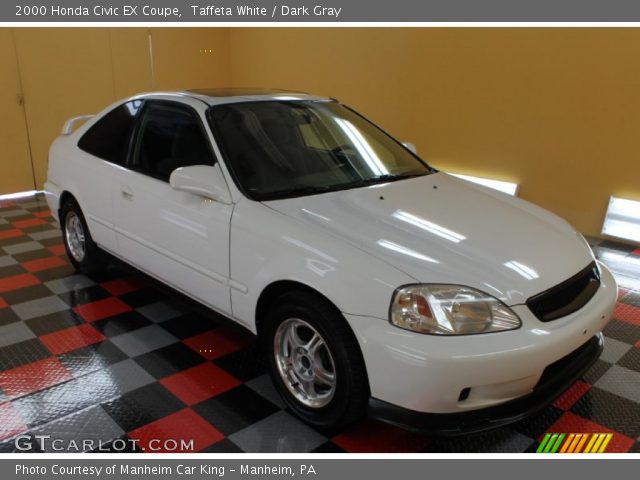 2000 Honda Civic EX Coupe in Taffeta White