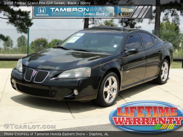 2006 Pontiac Grand Prix GXP Sedan in Black