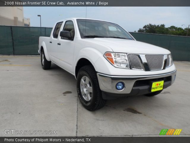 2008 Nissan Frontier SE Crew Cab in Avalanche White