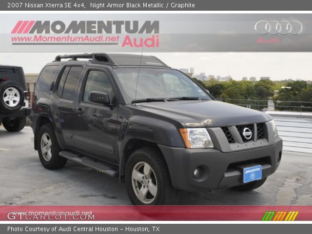2007 Nissan Xterra SE 4x4 in Night Armor Black Metallic