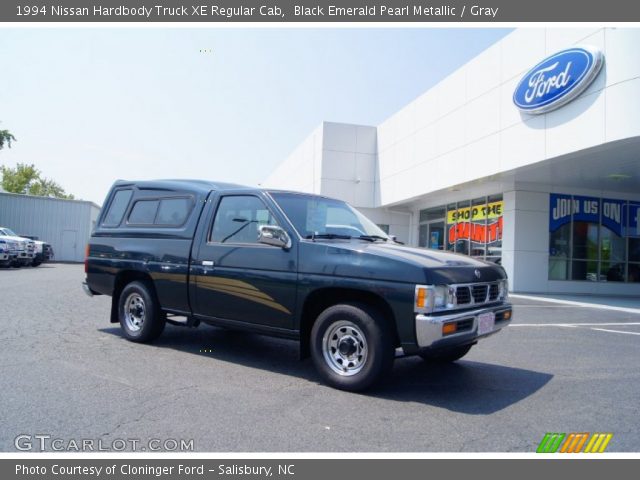 1994 Nissan Hardbody Truck XE Regular Cab in Black Emerald Pearl Metallic