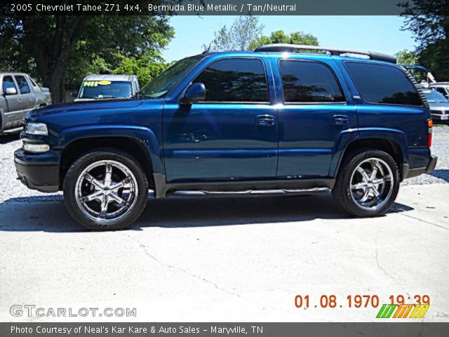2005 Chevrolet Tahoe Z71 4x4 in Bermuda Blue Metallic
