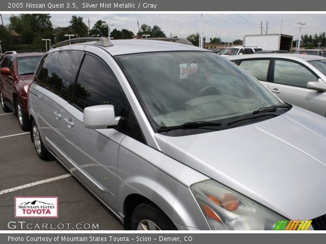 2005 Nissan Quest 3.5 in Silver Mist Metallic