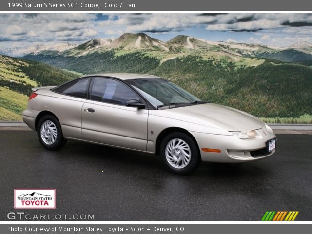 1999 Saturn S Series SC1 Coupe in Gold