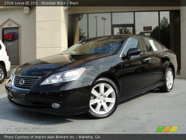 2008 Lexus ES 350 in Obsidian Black