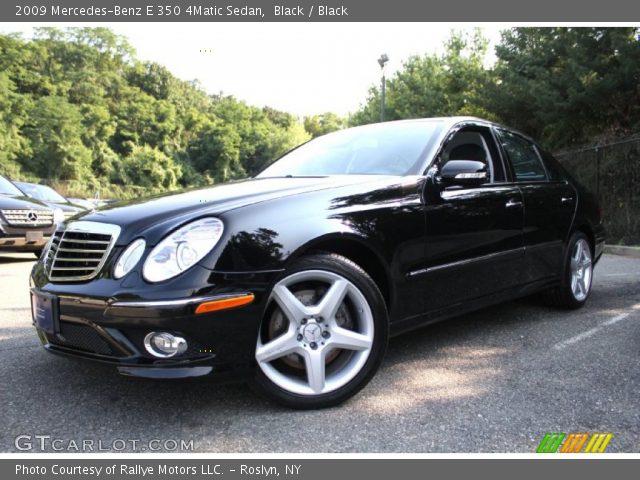 2009 Mercedes-Benz E 350 4Matic Sedan in Black