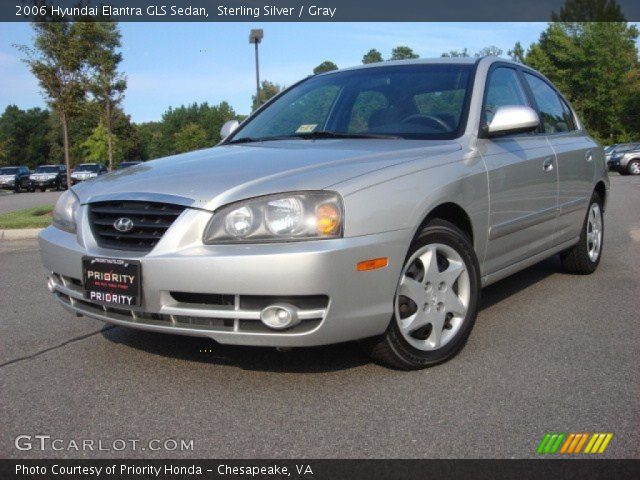 2006 Hyundai Elantra GLS Sedan in Sterling Silver