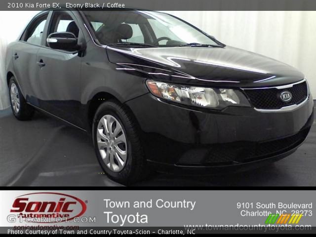 2010 Kia Forte EX in Ebony Black