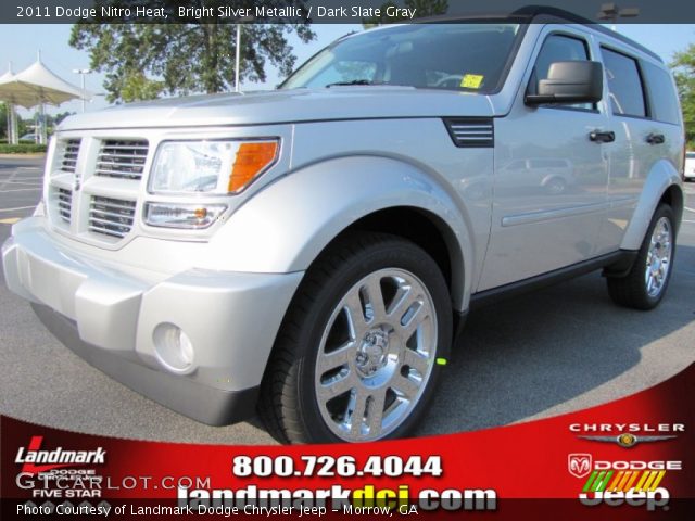 2011 Dodge Nitro Heat in Bright Silver Metallic