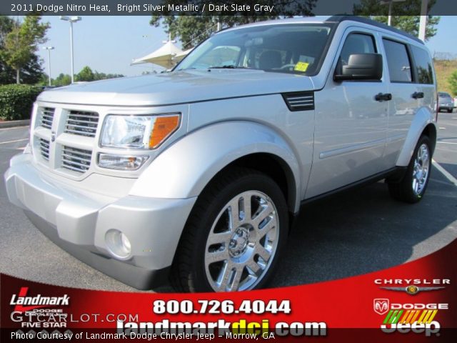 2011 Dodge Nitro Heat in Bright Silver Metallic