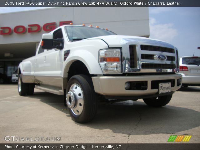 2008 Ford F450 Super Duty King Ranch Crew Cab 4x4 Dually in Oxford White