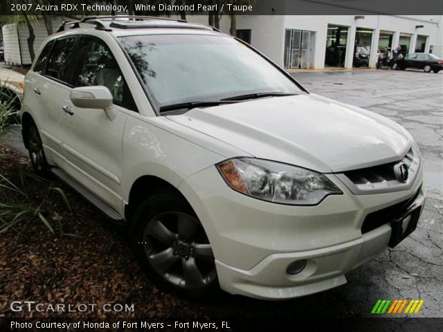 2007 Acura RDX Technology in White Diamond Pearl