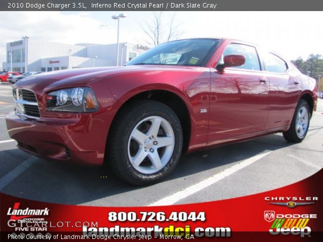 2010 Dodge Charger 3.5L in Inferno Red Crystal Pearl