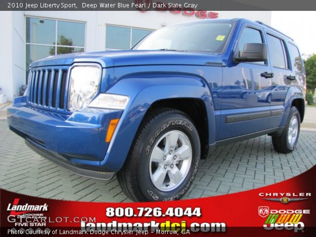 2010 Jeep Liberty Sport in Deep Water Blue Pearl