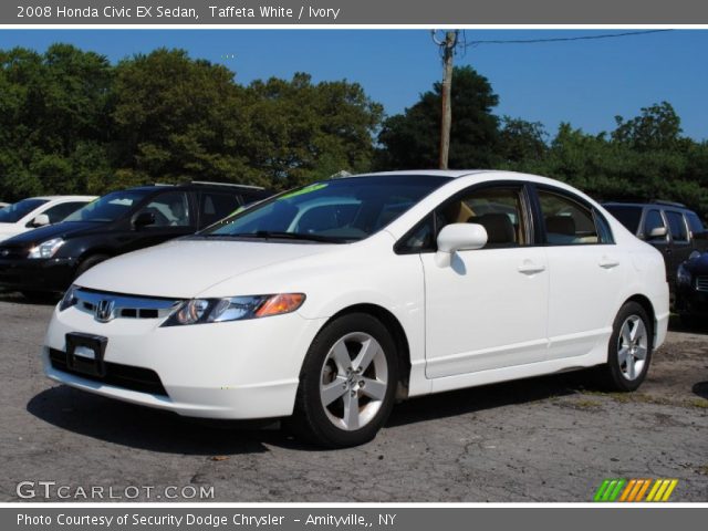 2008 Honda Civic EX Sedan in Taffeta White