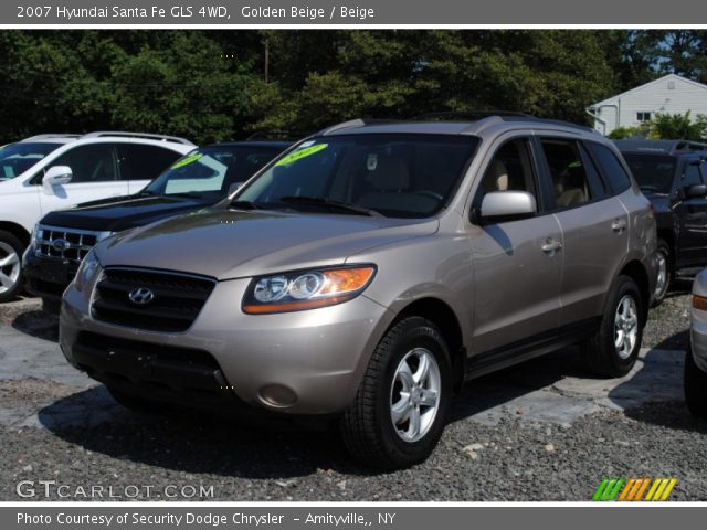 2007 Hyundai Santa Fe GLS 4WD in Golden Beige