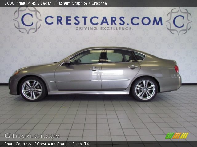 2008 Infiniti M 45 S Sedan in Platinum Graphite