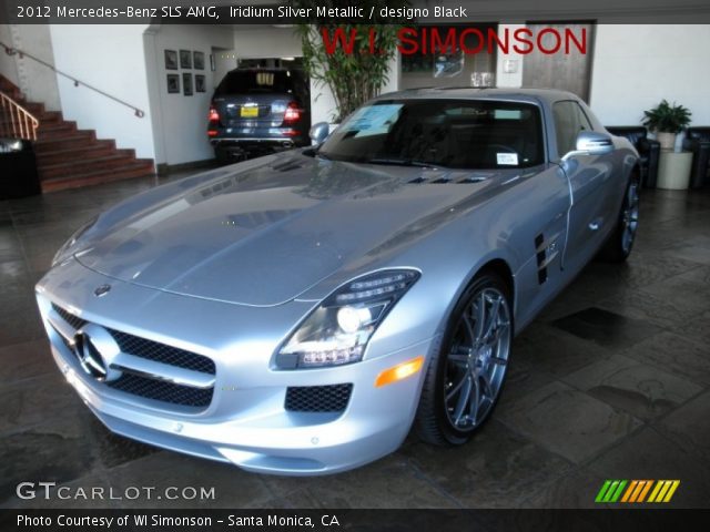 2012 Mercedes-Benz SLS AMG in Iridium Silver Metallic