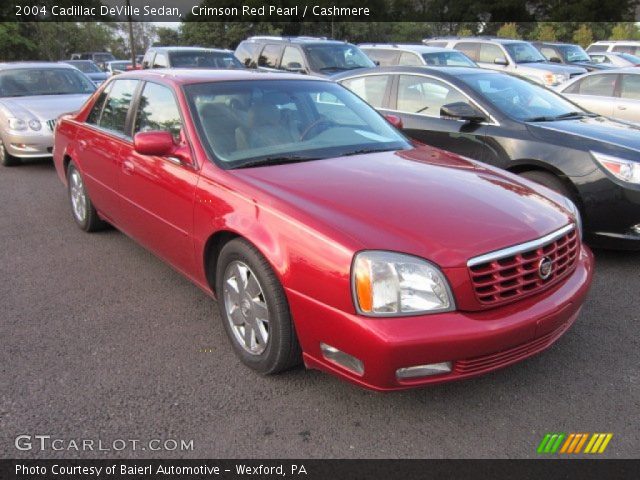 2004 Cadillac DeVille Sedan in Crimson Red Pearl