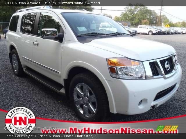 2011 Nissan Armada Platinum in Blizzard White