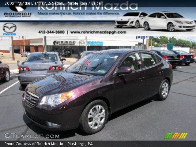 2009 Hyundai Elantra GLS Sedan in Purple Rain
