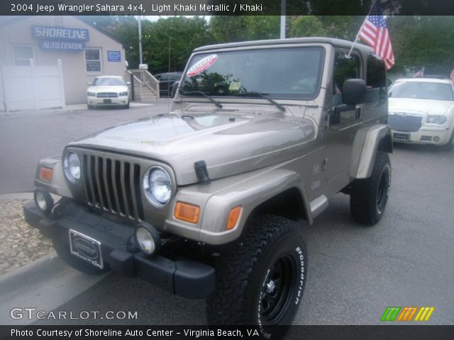 2004 Jeep Wrangler Sahara 4x4 in Light Khaki Metallic