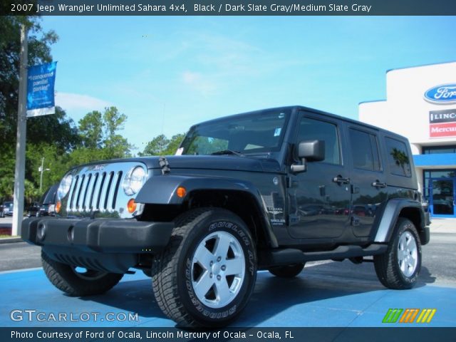 2007 Jeep Wrangler Unlimited Sahara 4x4 in Black