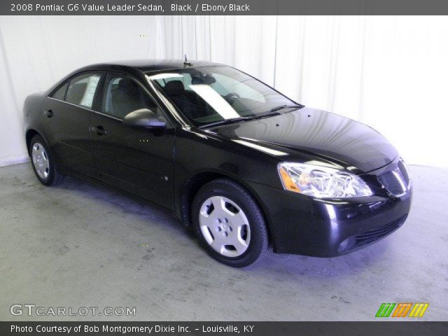 2008 Pontiac G6 Value Leader Sedan in Black