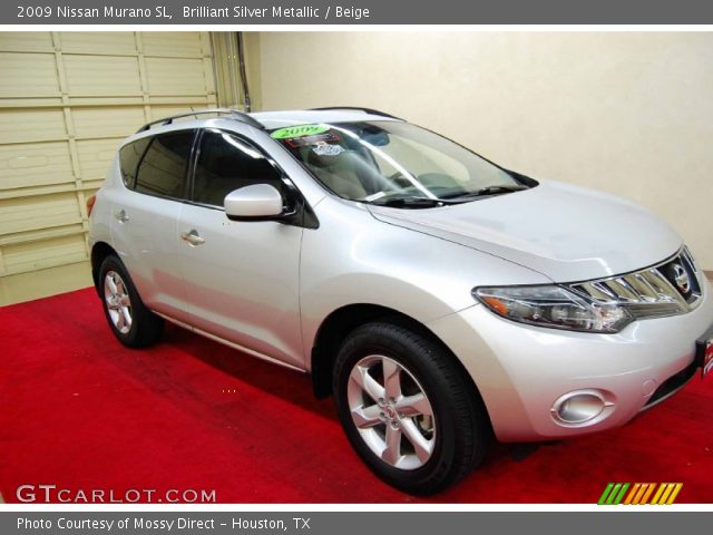 2009 Nissan Murano SL in Brilliant Silver Metallic