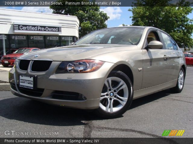 2008 BMW 3 Series 328xi Sedan in Platinum Bronze Metallic