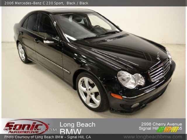 2006 Mercedes-Benz C 230 Sport in Black