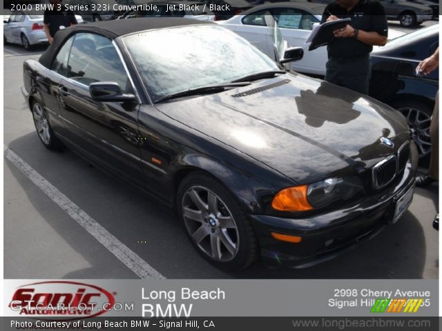 2000 BMW 3 Series 323i Convertible in Jet Black