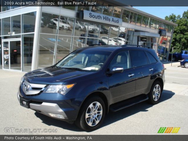 2009 Acura MDX Technology in Bali Blue Pearl